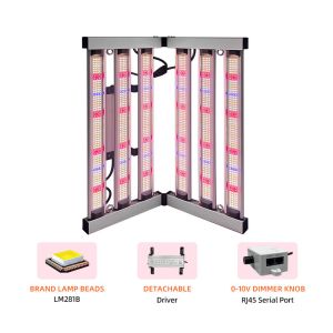Hydroponic Plant Growth Full Spectrum Daisy Chain Dimmable Led Grow Light 320W