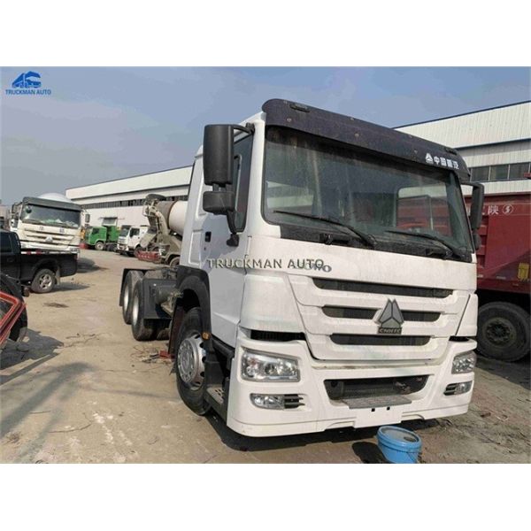 Howo Second Hand Tractor Year 2014 Euro 3 Engine Sinotruck 6x4 134572 Kms