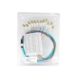 Multimode Pigtail Fiber Optic Cable 50/125μm Customized LC/SC/FC/ST Connector