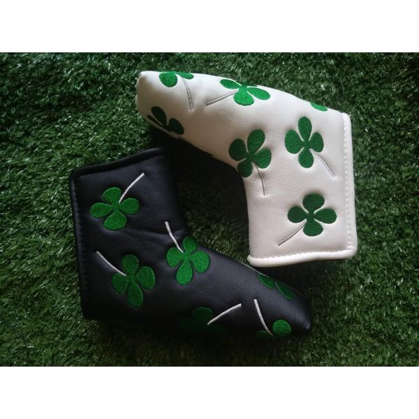 Four Leaf Clover headcover , Golf headcover , golf headcover , putter headcover , headcover