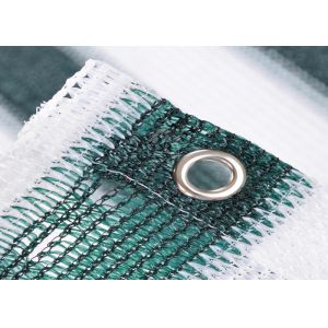 Colorful Stripped Balcony Safety Net With Metal Grommets / Reinforced Seams And