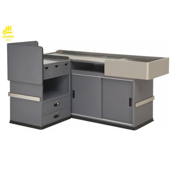 Buy 1800x600x850mm Supermarket Checkout Counter 600x600x850mm Vice Table at wholesale prices