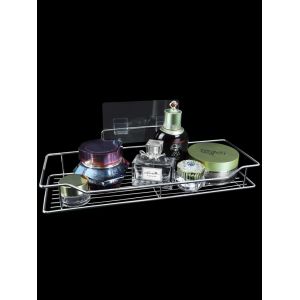 No Drilling Hole Needed Stainless Steel Bathroom Shower Caddy Self Adhesive