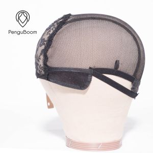 Antibacterial Black Glueless Wig Cap Hair Weaving Cap Washable