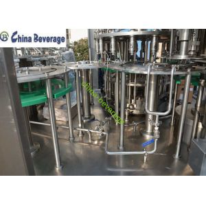 Hot Fruit Juice Filling Machine Small Capacity 3-In-1 PLC Touch Screen