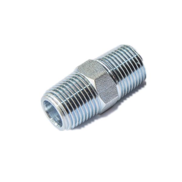 Npt SCH20 Threaded Pipe Fitting Full Male Connection Nipple Carbon Steel