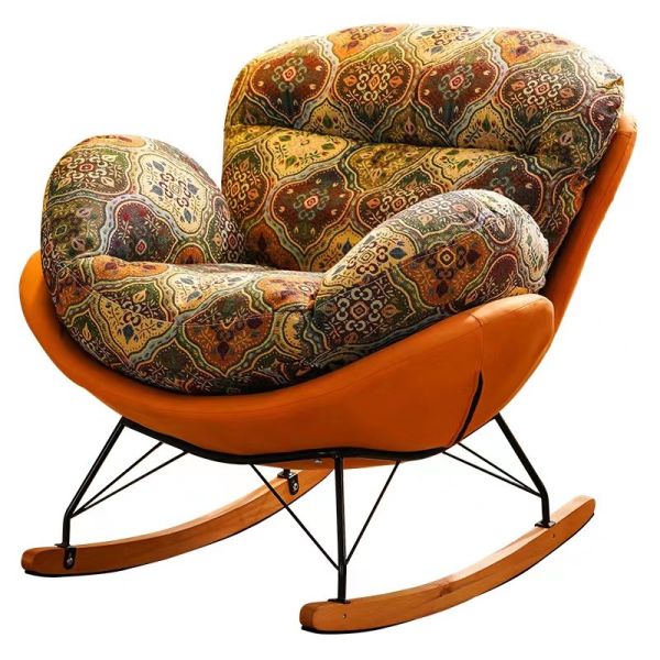Buy Retro Classic Rocking Sofa Chair Simple Palace Grain For Hotel Home at wholesale prices