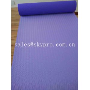 Custom Printing Neoprene Rubber Sheet / Professional Yoga Mat With TPE Foam