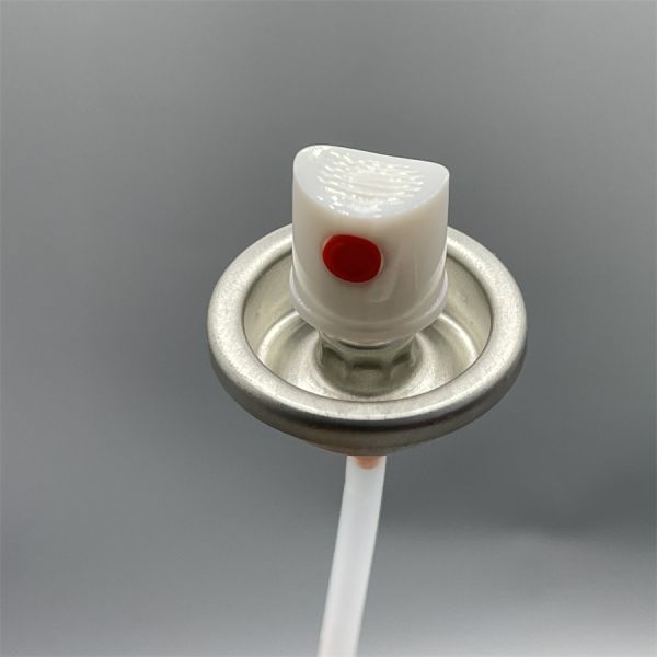 1 Inch Aerosol Spray Paint Valve with Metal Actuator for Industrial Use