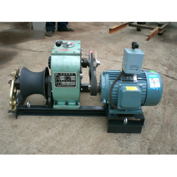Buy Power Construction 3 Ton Electric Cable Pulling Winch With Electric Engine at wholesale prices
