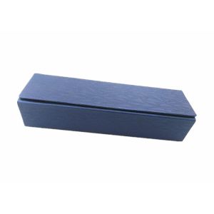 Rectangle Iron Optical Glasses Case Dark Blue Handmade Eyeglass Case