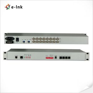 Quality PDH Fiber Multiplexer 8E1 4FE 1+1 Protection 120km VLAN for sale