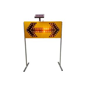 Two Way Signs Indication Auto Arrow Traffic Solar Signal Light