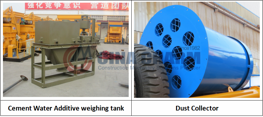 YHZS35 Small Mobile Concrete Batch Plant 4.1m Portable Rmc Plant