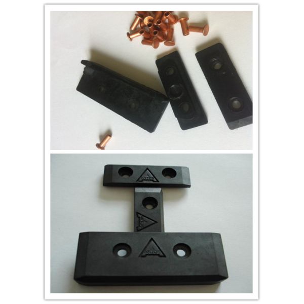 Black Mercerizing Carbon Fiber Slider Stenter Machine Sliding Block