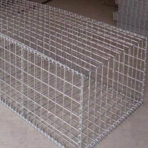 China 0.35mm Galvanized Gabion Cage Retaining Wall Welded on sale