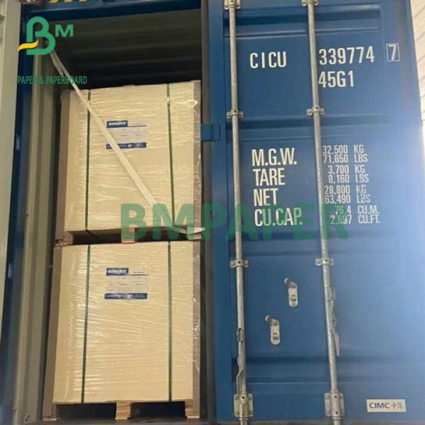 40PT 60PT Beer Mat Board Uncoated White Absorbent Paper For Drink Coasters