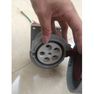 Straight IP67 Watertight Industrial Electrical Plugs 63AMP 380V