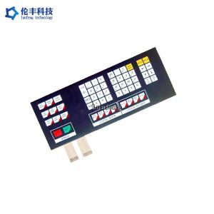 Silkscreen Printing Customized Design PET Membrane Switch Digital Overlay