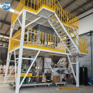 Quality Efficient Tile Adhesive Machine With 10-30T/H Mixing Capacity for sale