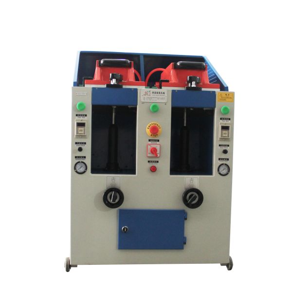 YT-2005AD Double heads Automatic Cover-type Shoe Sole Pressing Attaching Machine For sport / sandals/leather Shoe making