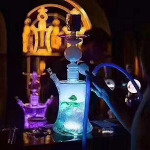 SGS Stainless Aluminum Hesen Hookah Shisha Glass