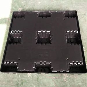 Durable 100L Plastic Coaming Box Lightweight PP Plastic Folding Container