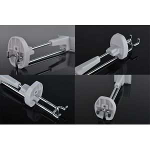 COMER antishoplifting Supermarket Metal Slatwall Display Hook Pegboard hook