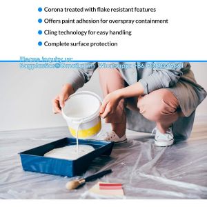 Overspray Protective Sheeting With 233+ Masking Tape (36 Mm), Translucent,