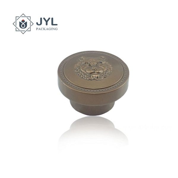 Zinc Alloy Zamac Liquor Bottle Caps Electroplating Metal Round