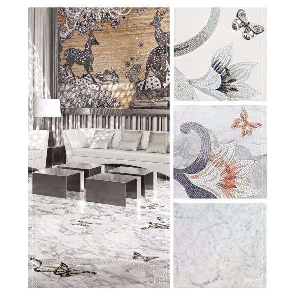 Wholesale Best price wall tile white volakas marble slab