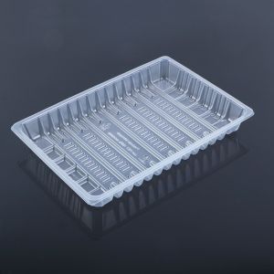 Frozen 24*16.5*3CM Dumpling Tray Polypropylene Food Packaging