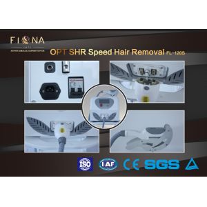Quality Professional OPT SHR Hair Removal Machine Painfree High Frequency 2500W for sale