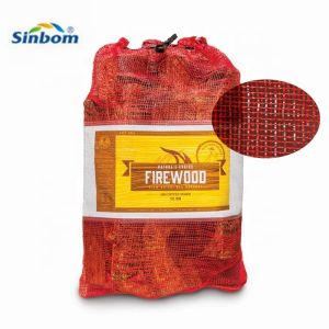 ISO Certified Food Grade Plastic Tubular Onion Leno Net Raschel Firewood Bag