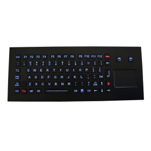 Waterproof Metallic Marine Keyboards IK08 With Integrated Touchpad