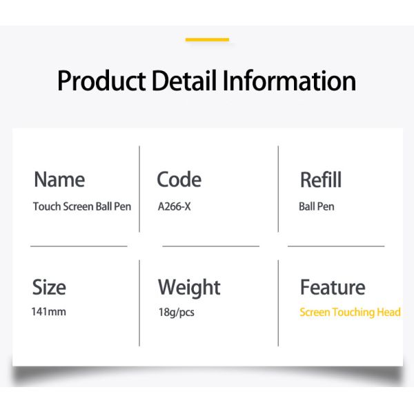 Wholesale Custom Logo Metal Touch Screen Ball Pen Soft Rubber Colorful Stylus Pen