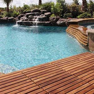 Horizontal Outdoor Bamboo Flooring Resistant Stainless Steel Hidden Fastener