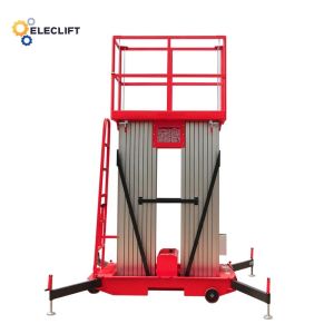 Quality Wooden Case Package Aluminum Lift Platform Self Propelled Single Man Lift For Painting for sale