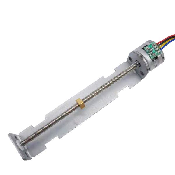 15mm 9V DC Miniature Slider Screw Stepper Motor with 0.02mm Displacement