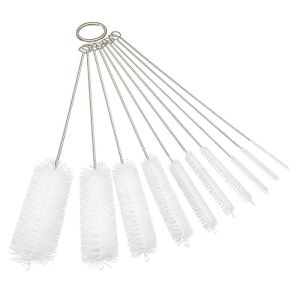 China Custom Cylinder Steel Wire Tube Brush Soft Nylon 50mm on sale