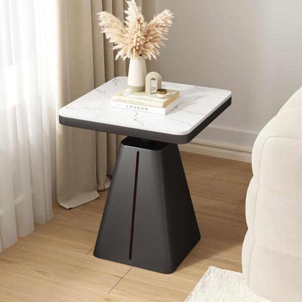 Buy Square Marble End Table With Smooth Surface NO Storage at wholesale prices