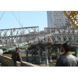 Construction Solution Steel Bailey Bridge With 50 Year Service Life