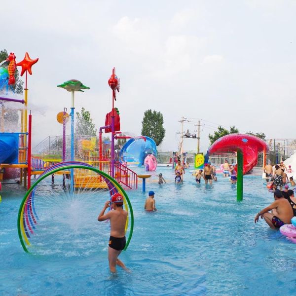 Buy Safe Children Water Amusement Park Equipment With Plastic Foam Colourful at wholesale prices
