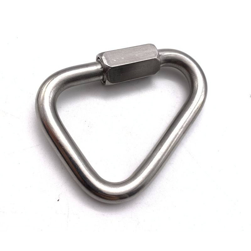 Stainless Steel Delta Triangle Quick Link Locking Connectors For SS316