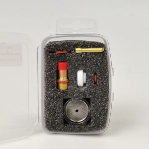 Durable TIG Cup Consumables WP17 18 26 TIG Large Champagne Clear Nozzle Kit with
