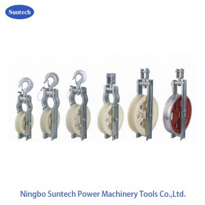 Factory Price MC Nylon Conductor Cable Stringing Pulley Block With Hook