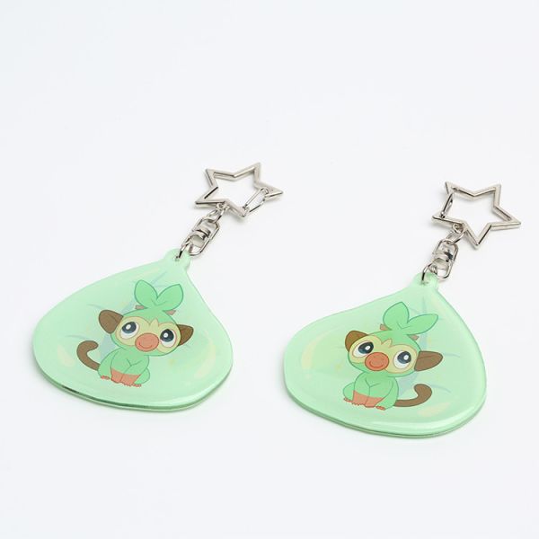 Buy Custom acrylic charm printing one-sided transparent epoxy resin at wholesale prices