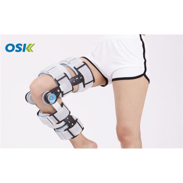 Waterproof Hinged Knee Support Brace Equipped With Slide Switches Easy To Wear