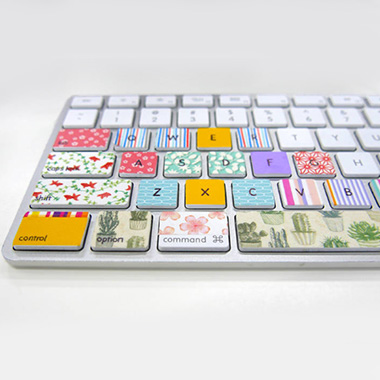 Waterproof Leaves CMYK Custom Skinny Washi Tape For Ornaments Decoration