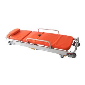 Emergency Medical Loading Folding Ambulance Stretcher With Aluminum Alloy